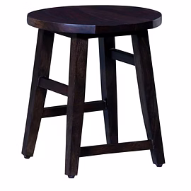 Harrington Stool In Warm Chestnut