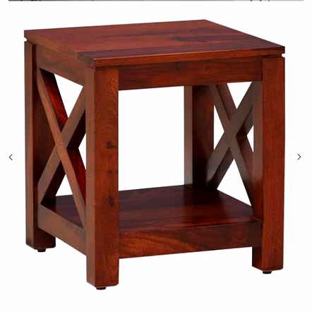 Ramdoot furniture Solid Wood Night Stand In Honey Oak Finish