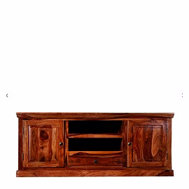 Ramdoot furniture Solid Wood T V Unit In Teak Finish