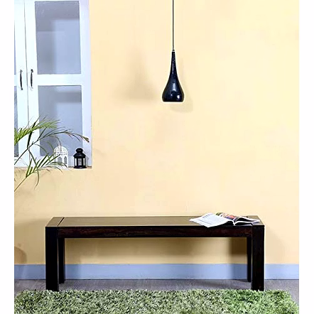 Ramdoot furniture Solid Wood Bench In  Walnut Finish