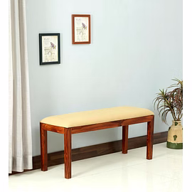 Ramdoot furniture Solid Wood Bench In Rustic Teak Finish
