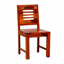 RAMDOOT FURNITURE 4 SEATER DINING TABLE SET ( Teak Finish)