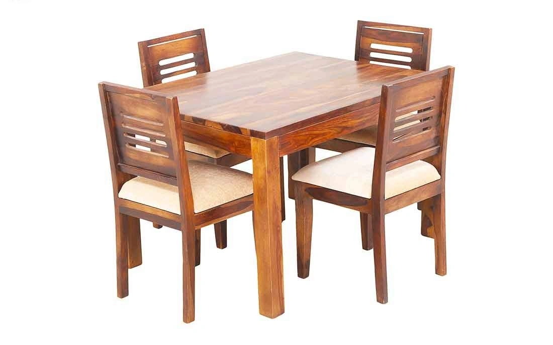 4 seater timber dining table