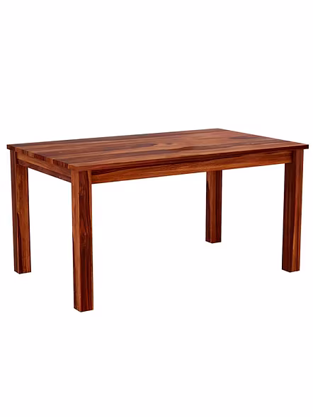 Ramdoot furniture 6 Seater Dining Table Set ( Honey finish)