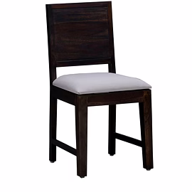 Ramdoot furniture Solid Wood Dining Chair (Set Of 2) In Warm Chestnut Finish