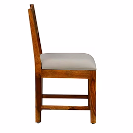 Ramdoot furniture Solid Wood Dining Chairs (Set Of 2) In Honey Oak Finish