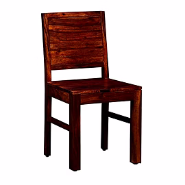 Ramdoot furniture Solid Wood Dining Chairs (Set Of 2) In Honey oak finish