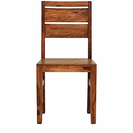 Ramdoot furniture Solid Wood Dining Chairs (Set Of 2) In teak Finish