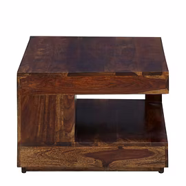 Ramdoot furniture Solid Wood Nesting Coffee Table Set In Provincial Teak Finish