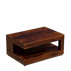 Ramdoot furniture Solid Wood Nesting Coffee Table Set In Provincial Teak Finish