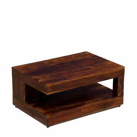 Ramdoot furniture Solid Wood Nesting Coffee Table Set In Provincial Teak Finish
