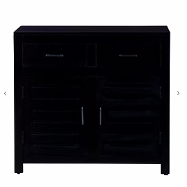 Ramdoot furniture  Solid Wood Sideboard In walnut Finish