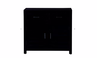 Ramdoot furniture  Solid Wood Sideboard In walnut Finish
