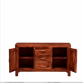 Ramdoot furniture  Solid Wood Sideboard In teak Finish