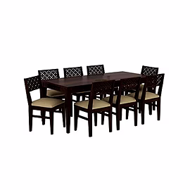 RAMDOOT FURNITURE 8 SEATER DINING TABLE SET
