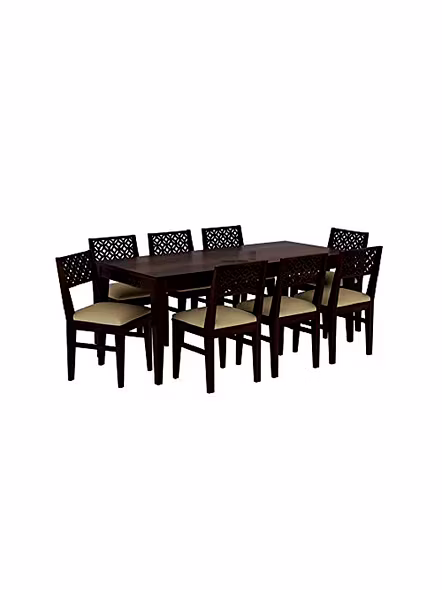 RAMDOOT FURNITURE 8 SEATER DINING TABLE SET