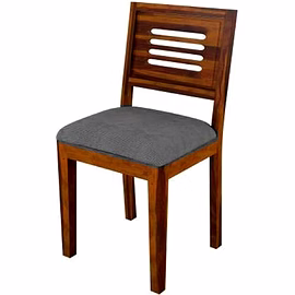 RAMDOOT FURNITURE 4 SEATER DINING TABLE SET ( Teak Finish)-GERY