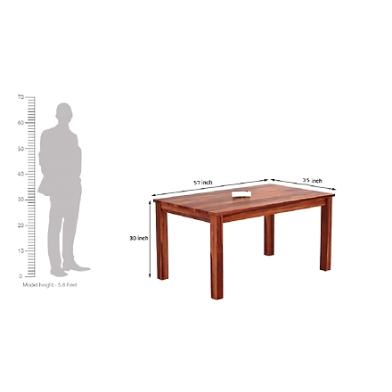 RAMDOOT FURNITURE 6 SEATER DINING TABLE WITH BANCH-3