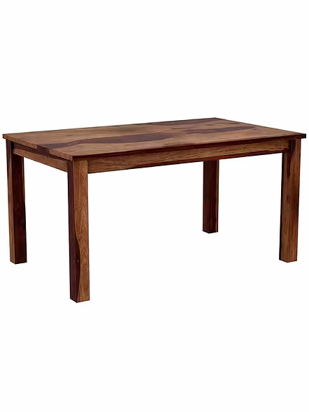 Ramdoot furniture 6 Seater Dining Table Set ( Honey finish)