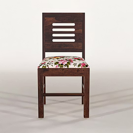 Ramdoot furniture 6 Seater Dining Table Set ( Walnut finish)