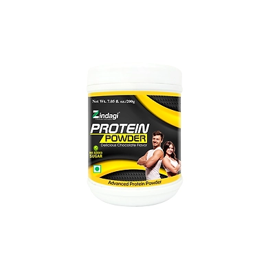 Zindagi Protein Powder for Adult - Whey Protein Powder - Health Supplements for Adult - Sugar Free Nutrition Drink (200 Gm)-1