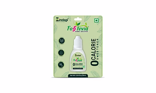 Zindagi Fosstevia Liquid - Natural Stevia Leaves Extract - Sugar Free Sweetener for Diabetics 10 Ml