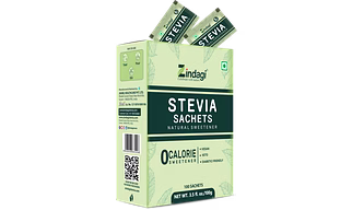 Zindagi Stevia Sweetener Packets - Natural Sugar Substitute With Zero Calories - Sugarfree Stevia 100 Sachets