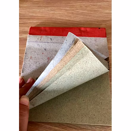 Plantable pens, pencils. Diaries from banana fibre paper, Temple brooms-10980092