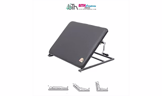 BTH Company Adjustable Back Rest for use on Bed Back Support With Rotary Handle Size 30×24 Inches