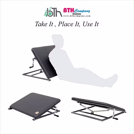 BTH Company Adjustable Back Rest for use on Bed Back Support With Rotary Handle Size 30×24 Inches-2