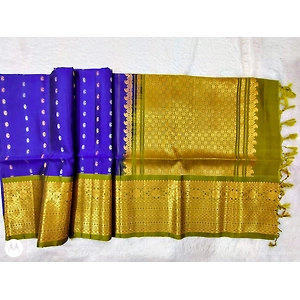 Luxurious Soft Pattu Saree with Kanchi Border Weaving