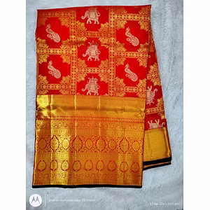 Kanjeevaram Ambaari Design Wedding Silk Saree - Pure Elegance
