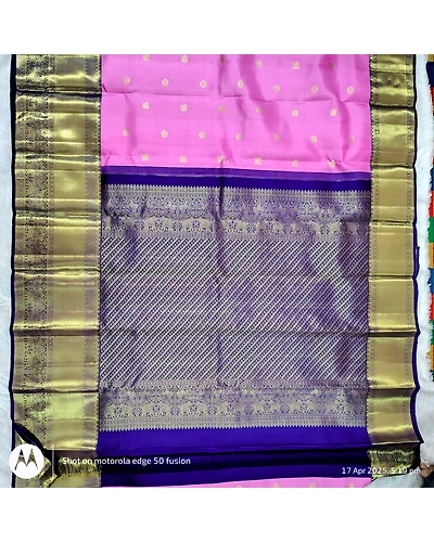 Exquisite Kanjeevaram Korvai Saree | Silk Mark Certified-12704133