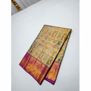 Meenakari Designer Saree - Premium Quality Bridal Attire