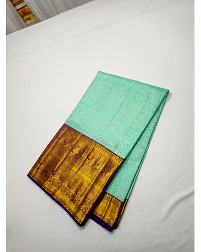 Handwoven Kanchi Korvai Saree - Embrace Tradition and Elegance-1
