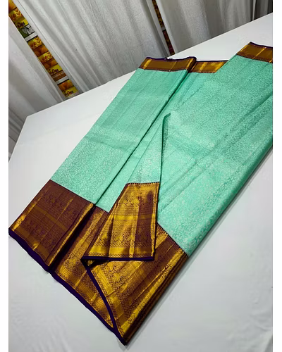 Handwoven Kanchi Korvai Saree - Embrace Tradition and Elegance-2