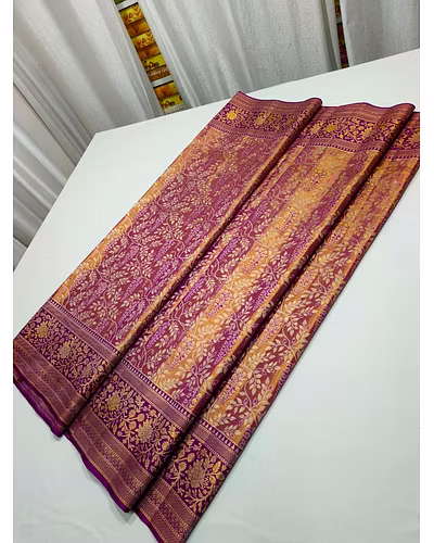 Exquisite Meenakari Bridal Silk Saree - Perfect for Weddings-12827905