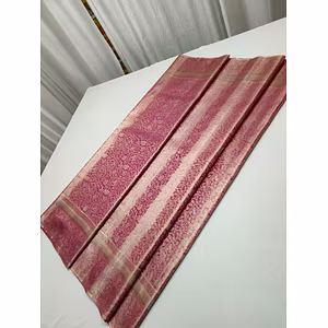 Exquisite Platinum Zari Weaving Party Wear Saree