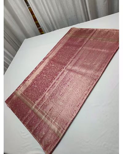 Exquisite Platinum Zari Weaving Party Wear Saree-1