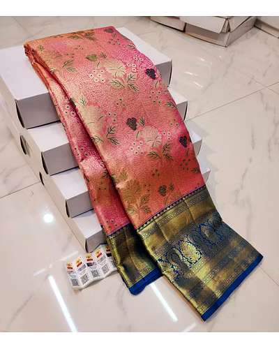 Exclusive Kanchipuram Tissu Wedding Sari | Bridal Collection-12831984