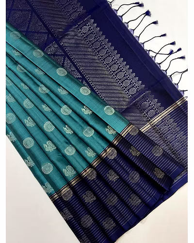 Premium Double Warp Soft Pattu Sari - Pure Silk Elegance-5