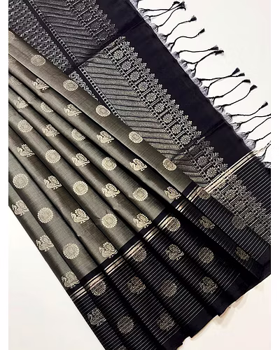 Premium Double Warp Soft Pattu Sari - Pure Silk Elegance-2