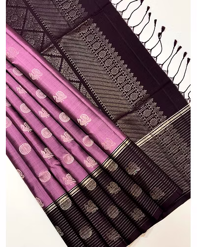 Premium Double Warp Soft Pattu Sari - Pure Silk Elegance-1