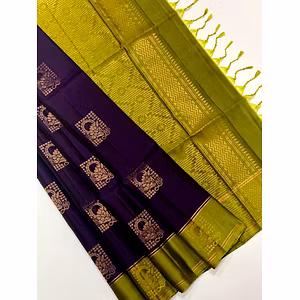 Luxurious Soft Pattu Office Use Saris