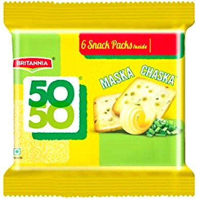 Britannia 50-50 Maska Chaska Biscuits-YSL433