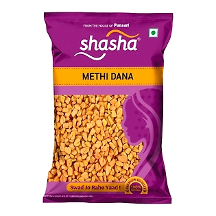 SHASHA WHOLE METHI DANA - 100G