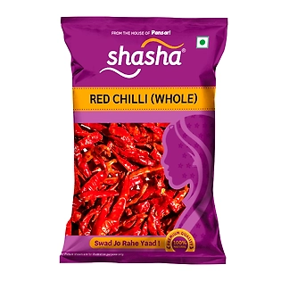 SHASHA WHOLE RED CHILLI - 100G