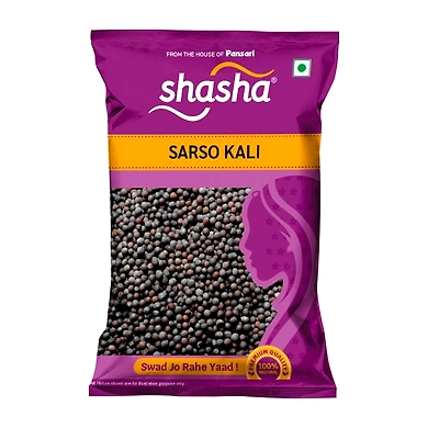 SHASHA WHOLE SARSO KALI - 100G-YSL500