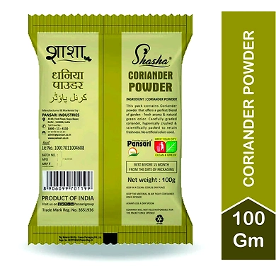 SHASHA DHANIYA POWDER - 100G-(20 x 100GM) X 10-1