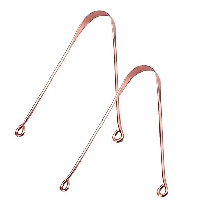 GUBB TONGUE CLEANER COPPER WITH HANDLE-YSL583